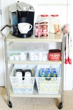 Organized Drink Station - A Bowl Full of Lemons 10