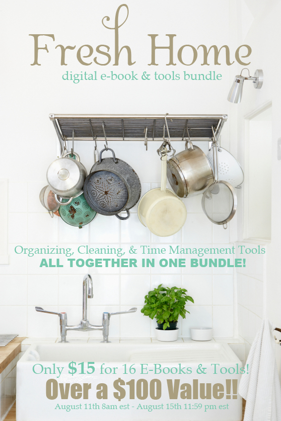 The Fresh Home eBook Bundle – Organizing, Cleaning and Time Management Tools