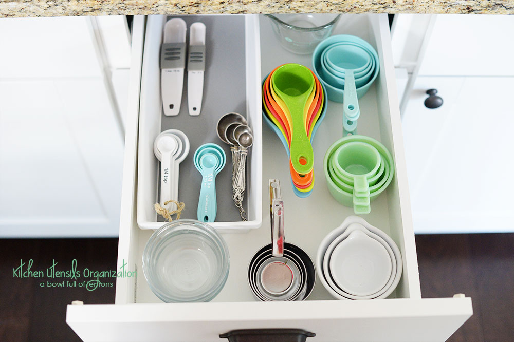 Kitchen Utensil Organization... | A Bowl Full of Lemons