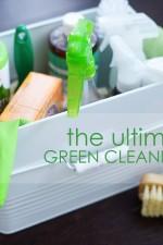 The Ultimate Green Cleaning Caddy by A Bowl Full of Lemons