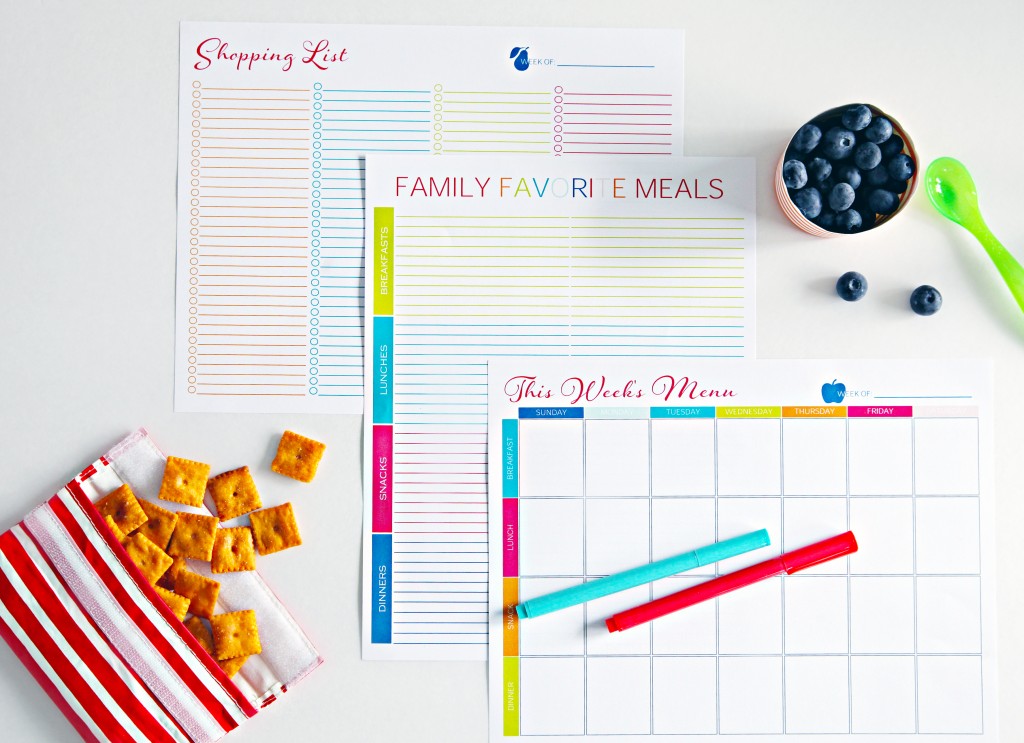 I Heart Organizing Meal Planning