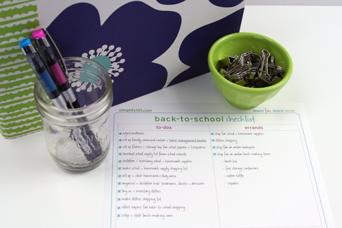 Simplify 101 Back to School Planning Kit 3