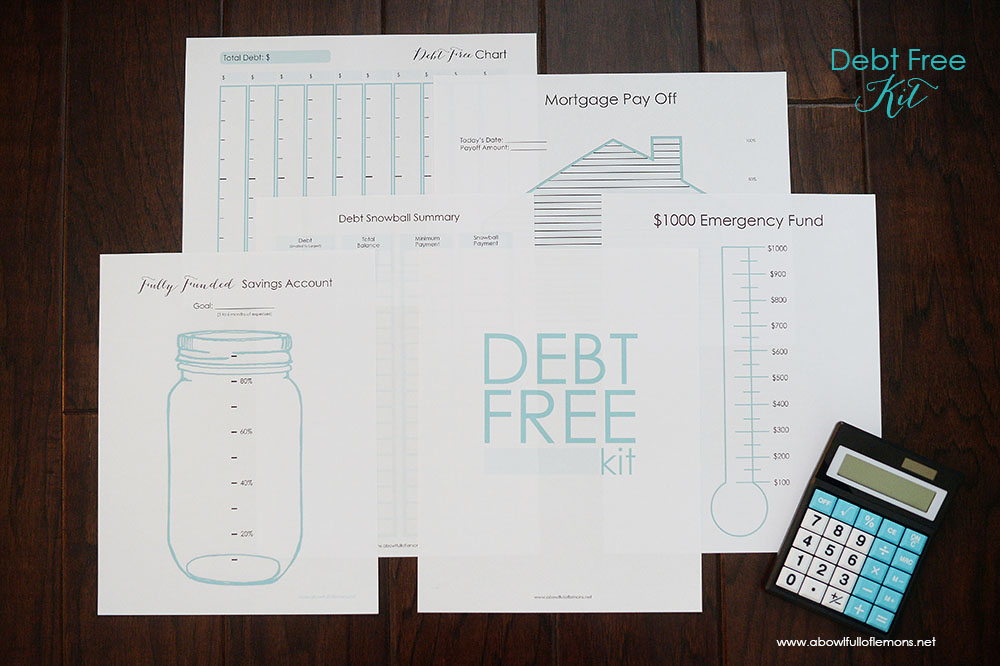 Diy Debt Free Charts