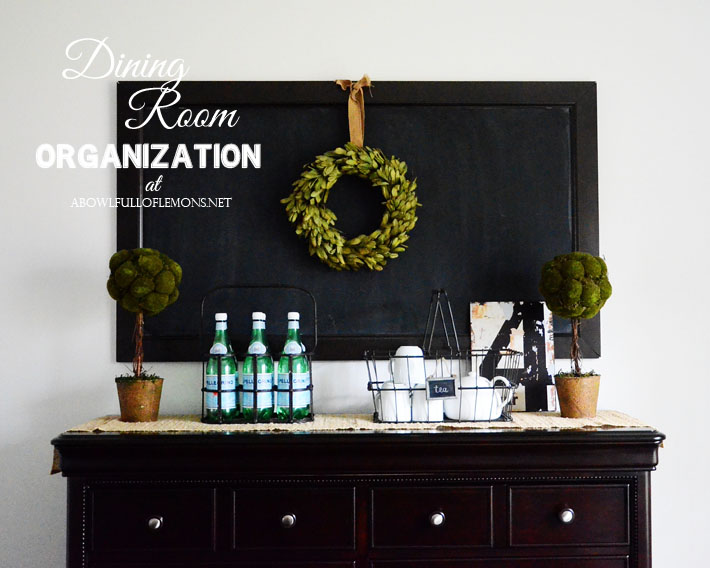 How To Organize The Dining Room A, Organize Dining Room Table