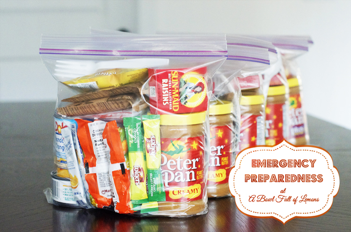 How to Make an Emergency Preparedness Kit - Food for Emergency Kit