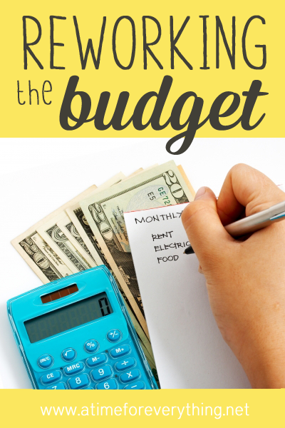 reworking the budget