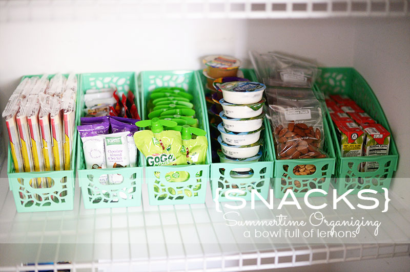 Kid pantry, Snack organizer, Snack station