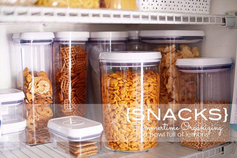 How Do You Organize Snacks in a Pantry?