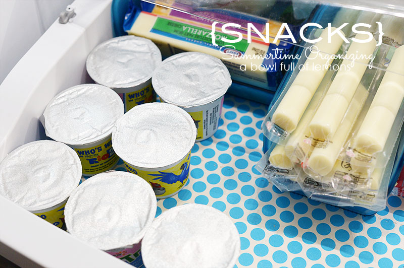 Summertime Organizing: Snacks