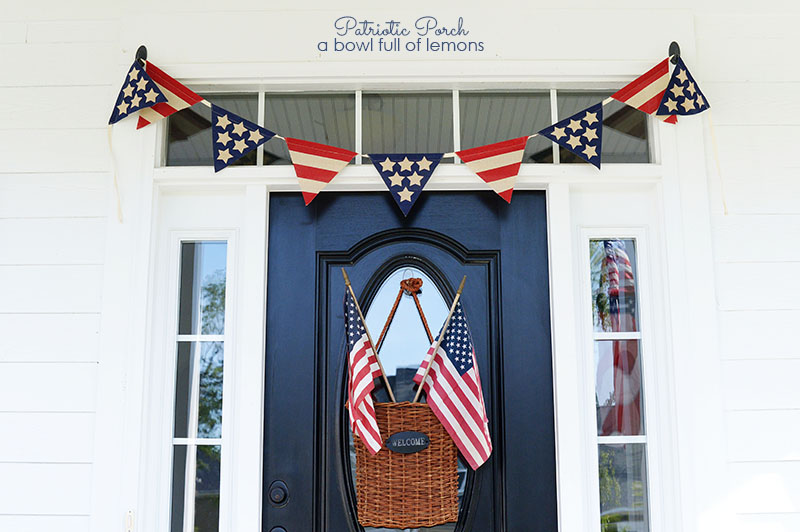 Patriotic Porch via A Bowl Full of Lemons 7