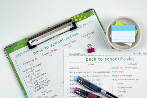 Simplify 101 Back to School Planning Kit 