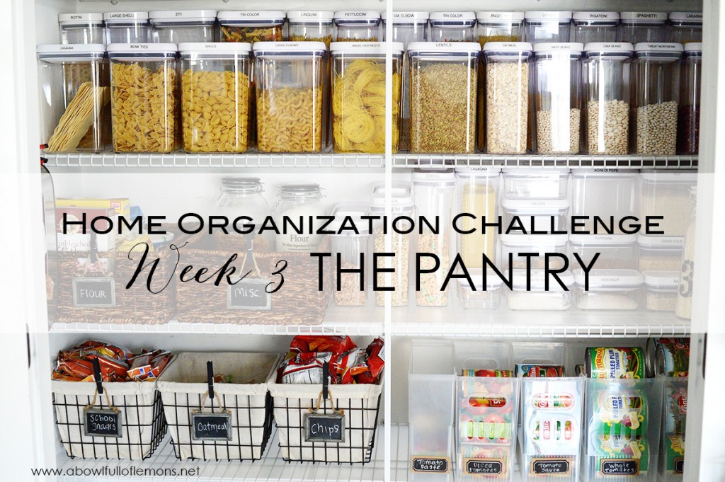 Home Organization Challenge Week 3 The Pantry via ABFOL