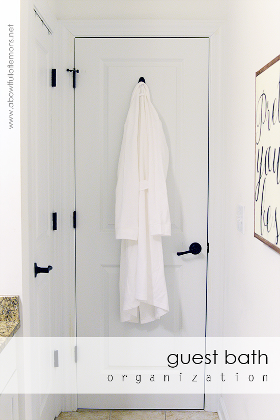 6 Must-Have Guest Bathroom Essentials - Organized-ish