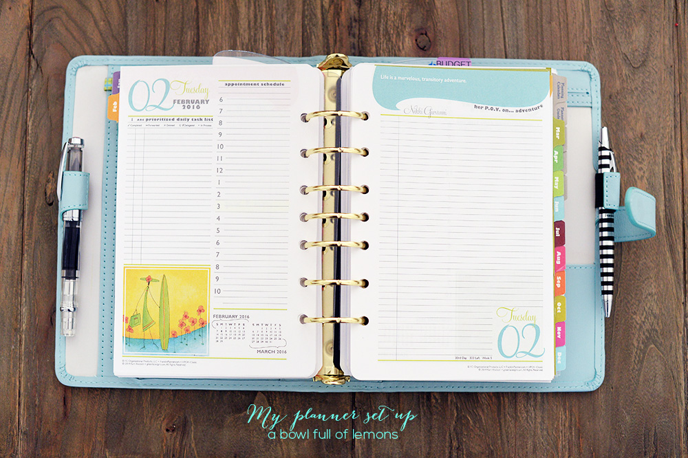 Planner Organization and Setup - the planner spot