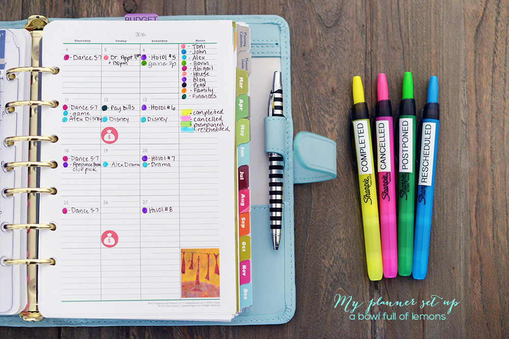 How to Use Your Weekly Planner Properly