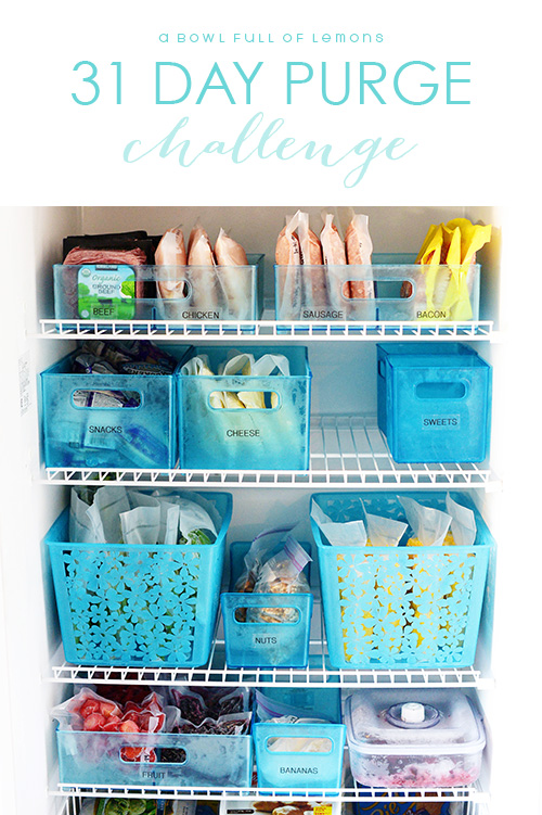 31 Day Purge Challenge | A Bowl Full of Lemons