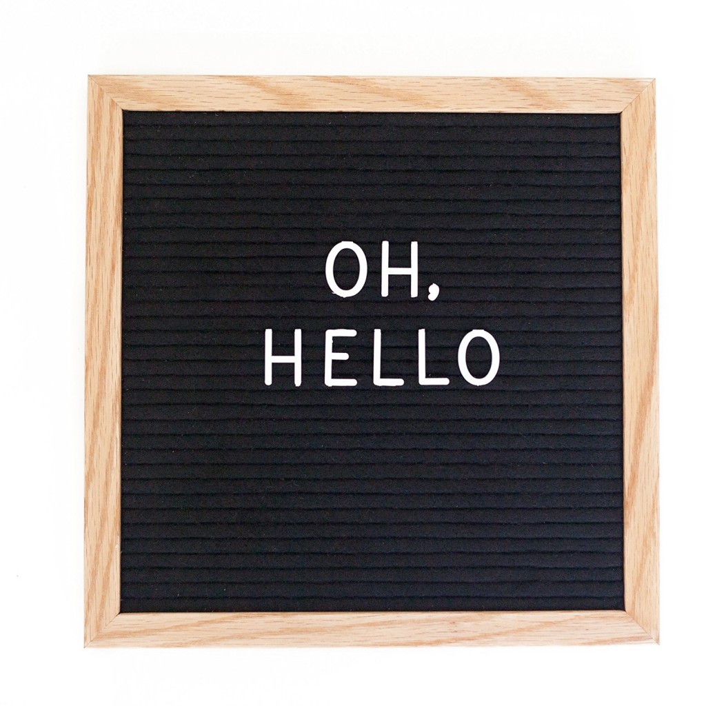 Letter Boards via A Bowl Full of Lemons