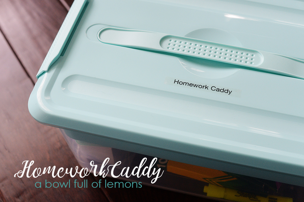 Homework Caddy: How to Create One for Cheap - LP Tutoring