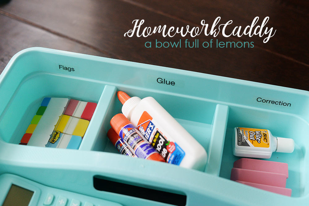 Homework Caddy: How to Create One for Cheap - LP Tutoring