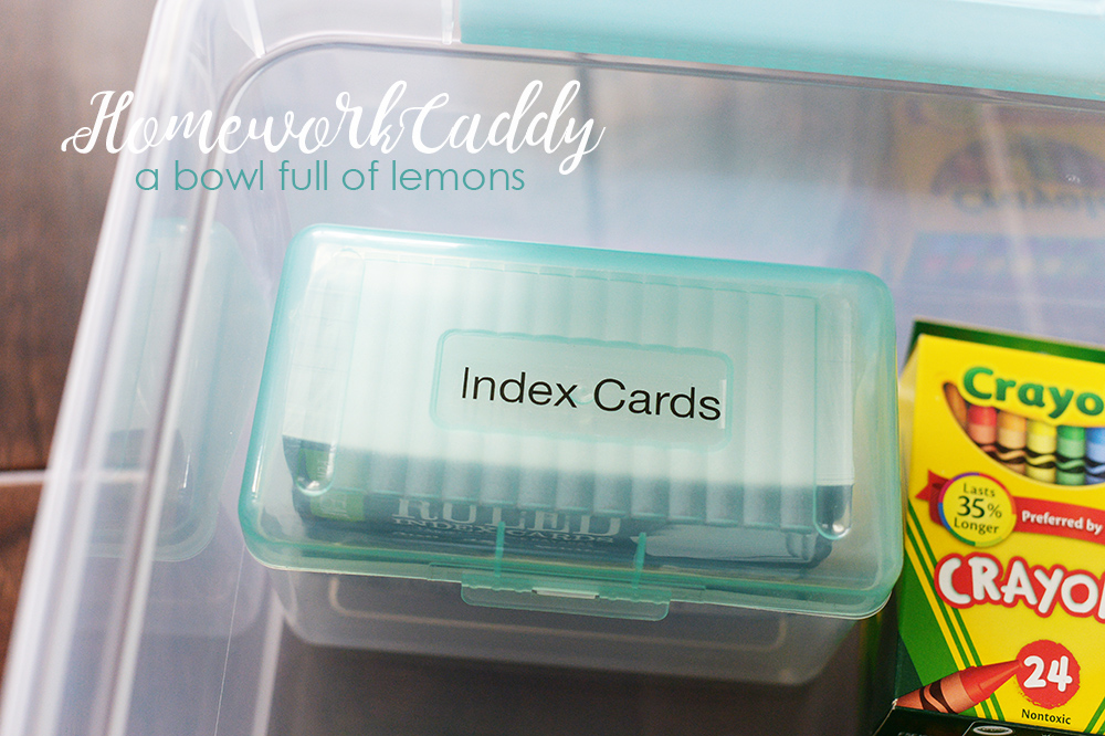 Homework Caddy: How to Create One for Cheap - LP Tutoring