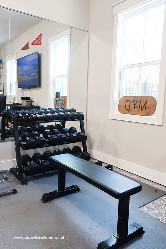 Home Gym Organization  A Bowl Full of Lemons