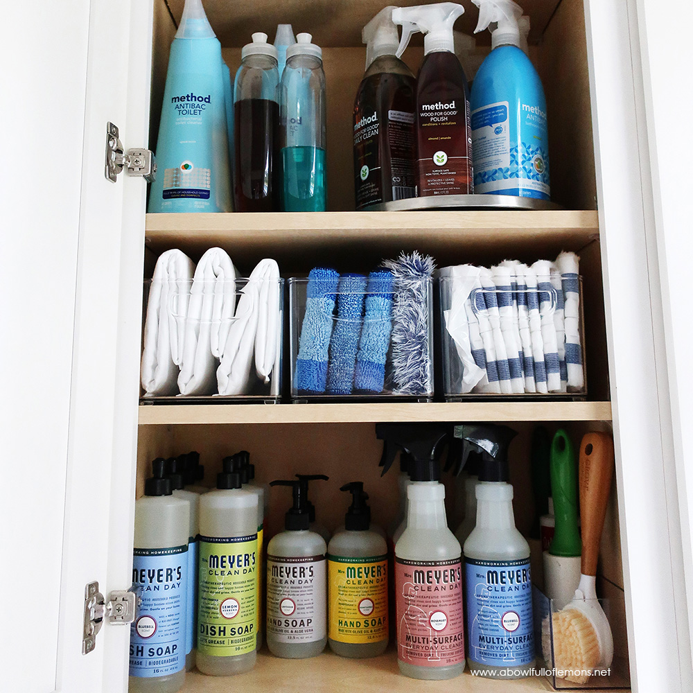 How To Organize Cleaning Supplies