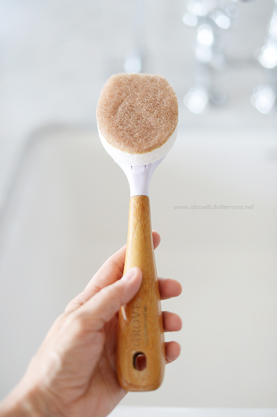 Grove Co. Replaceable Head Dish Brush